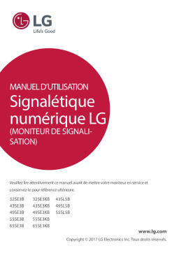 LG 49SL5B-B Manuel utilisateur