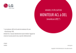 LG 27QN600, 32QN600 : Manuel d'utilisation + IA