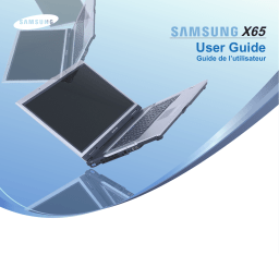 Samsung NP-X65 Manuel utilisateur