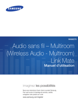 Samsung WAM270 Wireless Audio-Multiroom WAM270 Manuel utilisateur