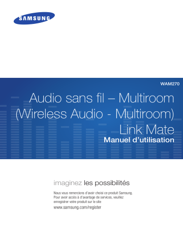 Samsung WAM270 Wireless Audio-Multiroom WAM270 Manuel utilisateur | Fixfr