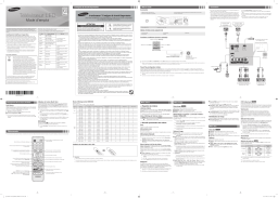 Samsung UA32FH4003R 32" HD Flat TV FH4003 Series 4 Mode d'emploi