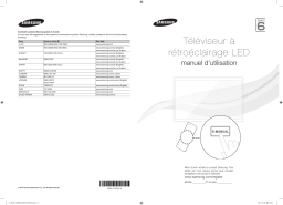 Samsung UA60F6100AR 60" F6100 3D Full HD LED TV Guide de démarrage rapide