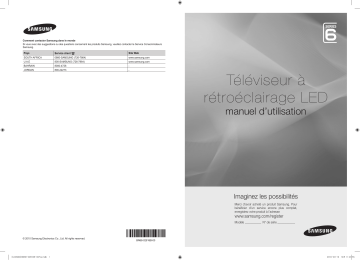 UA60C6900VR | UA32C6900VR | UA46C6900VR | UA55C6900VR | Samsung UA40C6900VR UA40C6900 Mode d'emploi | Fixfr