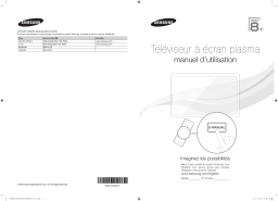 Samsung PS64D8000FR PS64D8000FR Series 8 Smart 3D TV PDP Guide de démarrage rapide