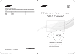 Samsung PS59D6900DR Plasma 6900_x000D_ Series Smart TV Guide de démarrage rapide