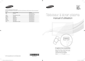 Manuel utilisateur | Samsung PS51D6900DR Guide de démarrage rapide | Fixfr