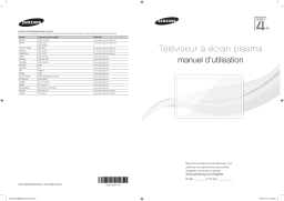 Samsung PS43F4000AK Manuel utilisateur