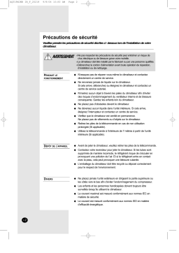 Samsung AQT24W6WE/MID Mode d'emploi