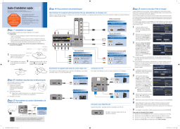 Samsung UN32C4000PD 32" LED 4000 Series (2010) Guide de démarrage rapide