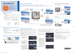 Samsung PN42C430A1D 42" Plasma 430 Series (2010) Guide de démarrage rapide