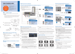 Samsung PN50C7000YF 50" Plasma 7000 Series (2010) Guide de démarrage rapide