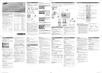 UA42EH5000R | UA40EH5030R | UA40EH5020R | UA32EH5030R | UA40EH5000R | UA46EH5000R | Samsung UA32EH5000R [2012] UA32EH5000R 32-inch Full HD LED TV Mode d'emploi | Fixfr