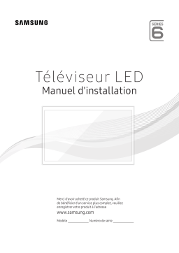 Samsung HG49EE694DK 49" LED Hospitality Display Guide d'installation