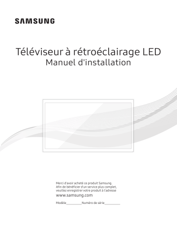 HG32EF690AC | HG43EF690DB | HG49EF690DB | HG55EF690DB | Samsung HG32EF690DB Manuel utilisateur | Fixfr