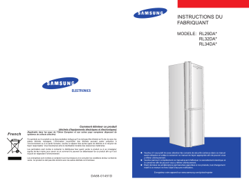 Samsung RL31DAVS Manuel utilisateur | Fixfr