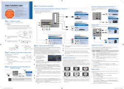 Samsung UN40C5000QF DEL de 40 po, serie 5000 (2010) Guide de démarrage rapide