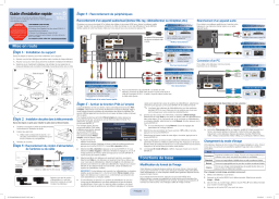 Samsung LN32C550J1F 32" LCD 550 Series (2010) Guide de démarrage rapide