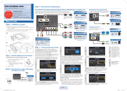 Samsung LN32C350D1D 32" LCD 350 Series (2010) Guide de démarrage rapide