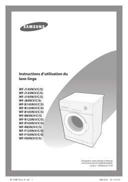 Samsung WF-J105N Manuel utilisateur