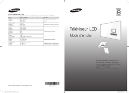 Samsung UA65H8000AT 65" Full HD Curved Smart TV H8000 Series 8 Guide de démarrage rapide