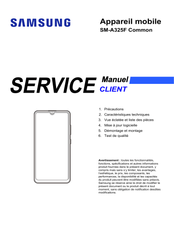 Mode d'emploi | Samsung SM-A325F/DS Manuel utilisateur | Fixfr