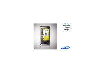 Samsung SGH-I900 Manuel utilisateur | Fixfr