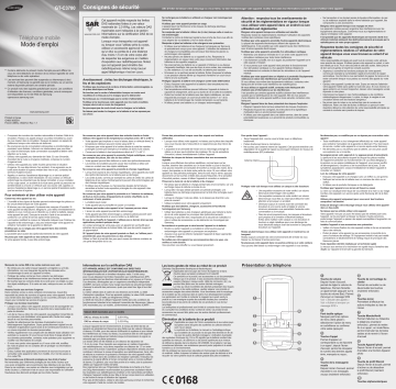 Samsung GT-C3780 Manuel utilisateur | Fixfr