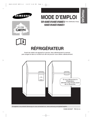 Samsung SR-688EVS Manuel utilisateur | Fixfr