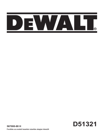 DeWalt D51321 Nailer Manuel utilisateur | Fixfr