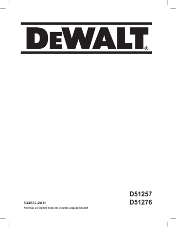 D51257K | DeWalt D51276 Angled finish nailer Manuel utilisateur | Fixfr