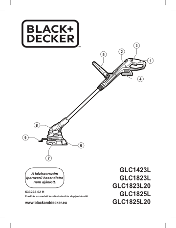 Black & Decker GLC1823L20 String trimmer Manuel utilisateur | Fixfr