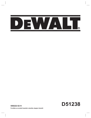DeWalt D51238K Brad nailer 18 gauge Manuel utilisateur | Fixfr