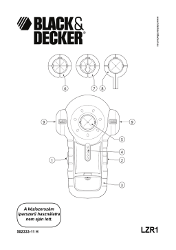 Black & Decker LZR1 Laser Manuel utilisateur