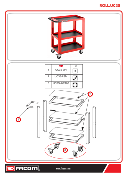 Facom ROLL.UC3S TROLLEY Manuel utilisateur