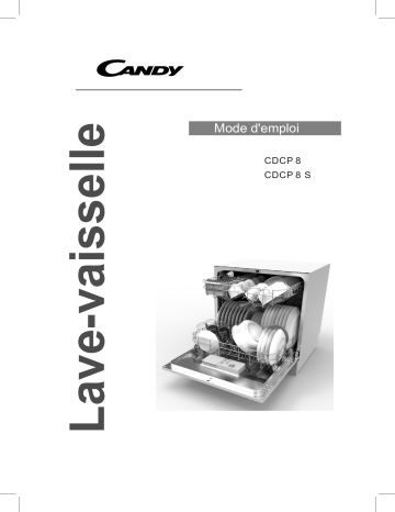 Candy CDCP 8S Dishwasher Manuel utilisateur | Fixfr