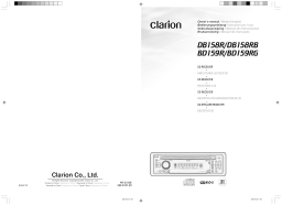 Clarion BD159R Manuel utilisateur