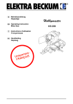 Elektra Beckum KS 250 Manuel utilisateur