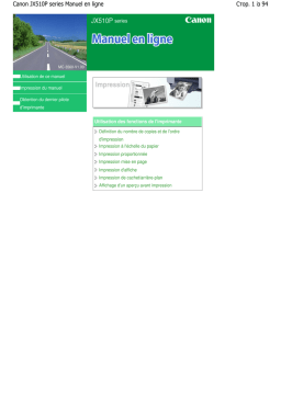 Canon FAX-JX510P Mode d'emploi