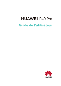 Huawei P40 Pro - ELS-NX9 Manuel utilisateur