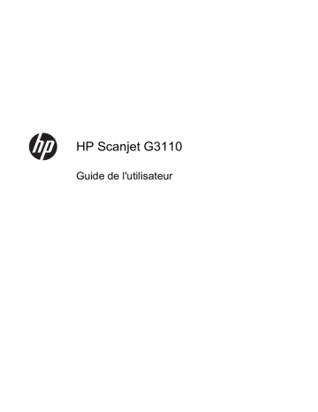 HP Scanjet G3110 Photo Scanner Manuel utilisateur | Fixfr