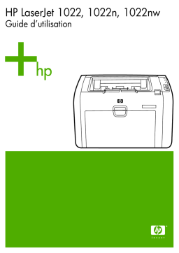 HP LaserJet 1022 Printer series Manuel utilisateur