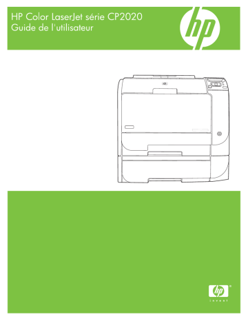 Mode d'emploi | HP Color LaserJet CP2025 Printer series Manuel utilisateur | Fixfr