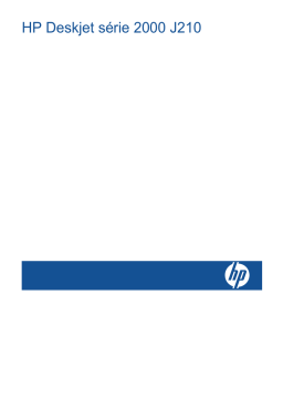 HP Deskjet 2000 Printer series - J210 Manuel utilisateur