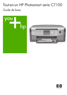 HP Photosmart C7100 All-in-One Printer series Manuel utilisateur