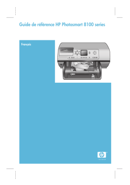 HP Photosmart 8100 Printer series Guide de référence