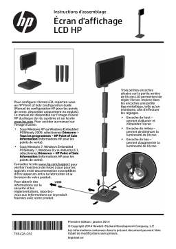 HP LCD Pole Display Manuel utilisateur