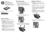 HP ap5000 All-in-One Base Model Point of Sale System Guide d'installation