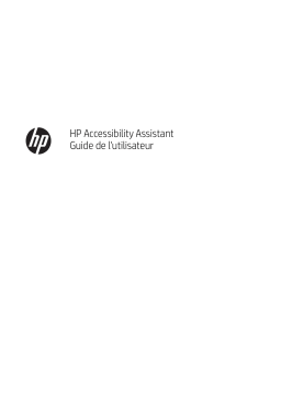 HP Accessibility Assistant Manuel utilisateur