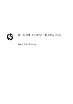 HP ScanJet Enterprise Flow 7500 Flatbed Scanner Manuel utilisateur